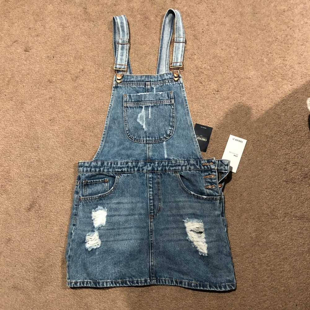 Denim Overall Skirt